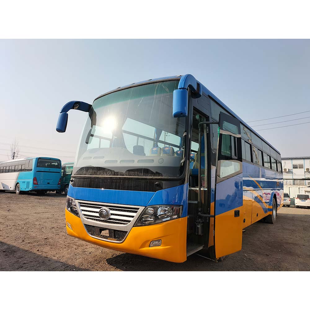 Used Yutong Front Engine Bus Lhd/Rhd Plate Spring Suspension passenger Bus 60 Seats Zk6112d