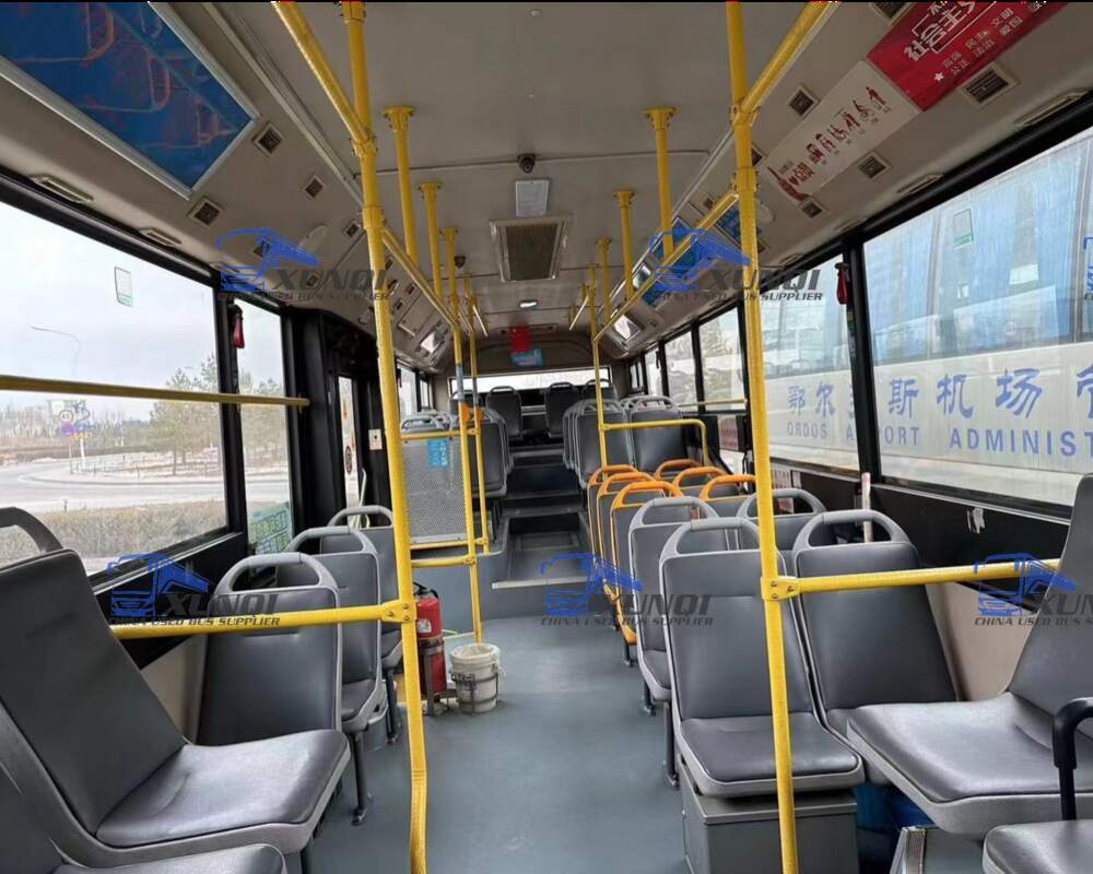CNG Used City Bus Yutong Electric ＆ CNG Hybrid 23 Seats 77 Passengers Bus (1)