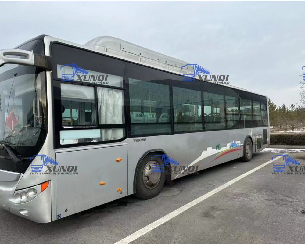 CNG Used City Bus Yutong Electric ＆ CNG Hybrid 23 Seats 77 Passengers Bus (2)
