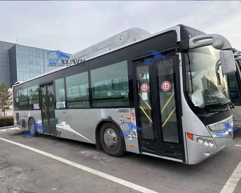 CNG Used City Bus Yutong Electric ＆ CNG Hybrid 23 Seats 77 Passengers Bus (4)