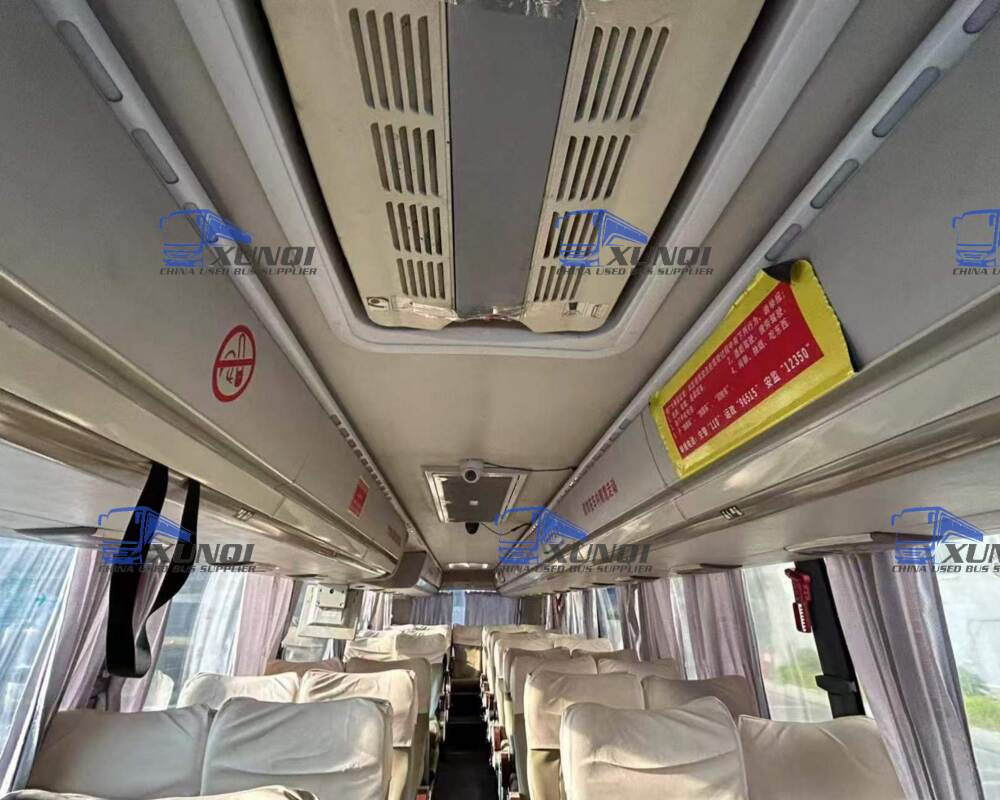 Higer Scania new model tourist passenger luxury bus zk6125 12 meters long DC13 engine 49-seat bus (13)