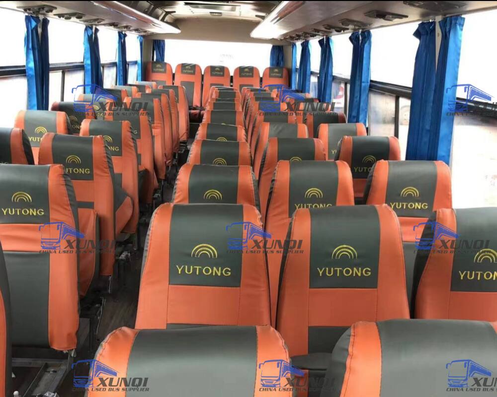 Used Yutong Front Engine Bus F11 right hand drive  Spring Suspension Passenger Bus 60 Seats Zk6112d  (4)
