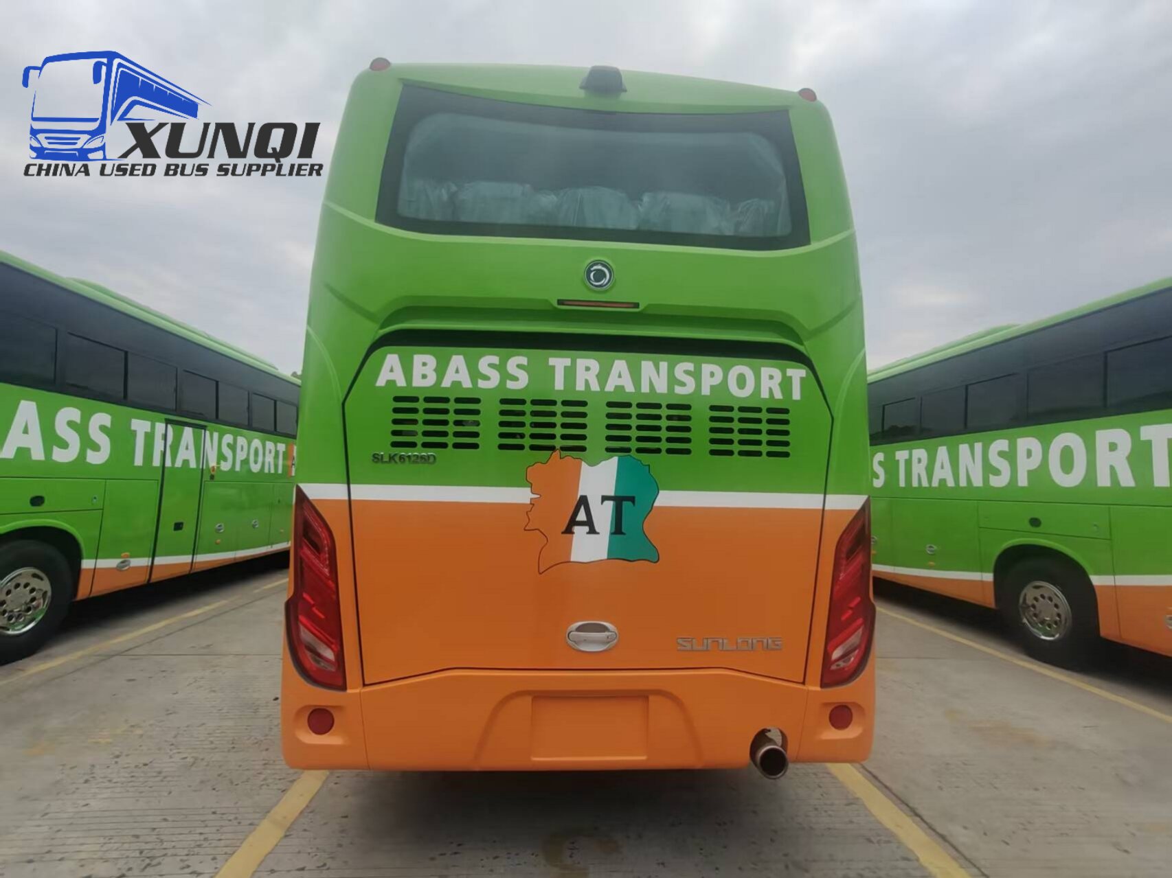 Sunlong brand new bus SLK6126A coach bus 50 67 70 seats Yuchai engine LHDRHD (3)