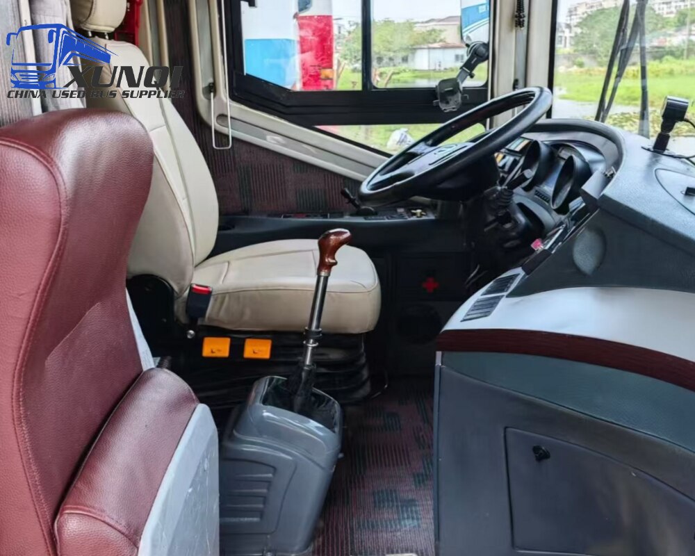 Used Higer bus 55 Seats 12m long Manual Transmission Diesel Fuel Left/Right Hand Driving Good quality