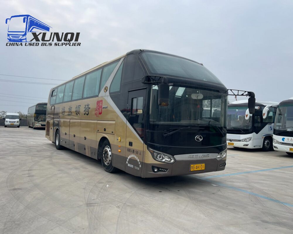 Kinglong bus XMQ6125 coach bus 50 seats Weichai engine