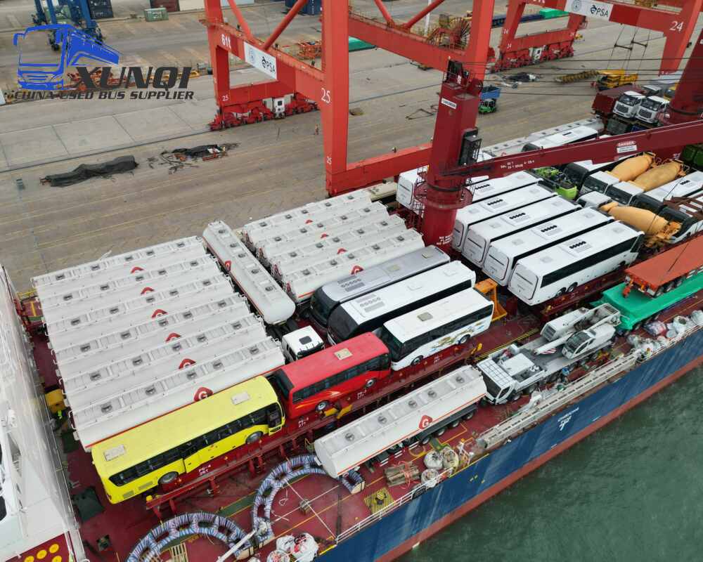 china used bus shiped to Ghana