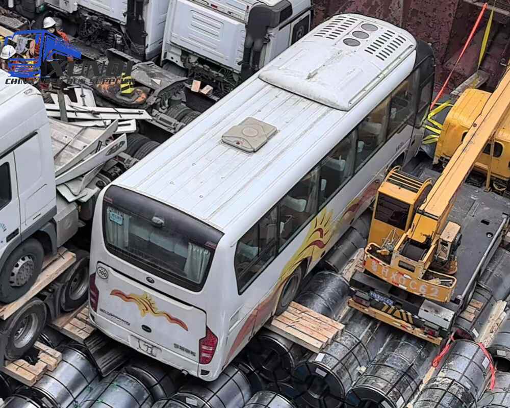 One used yutong bus from China shipped to Iraq