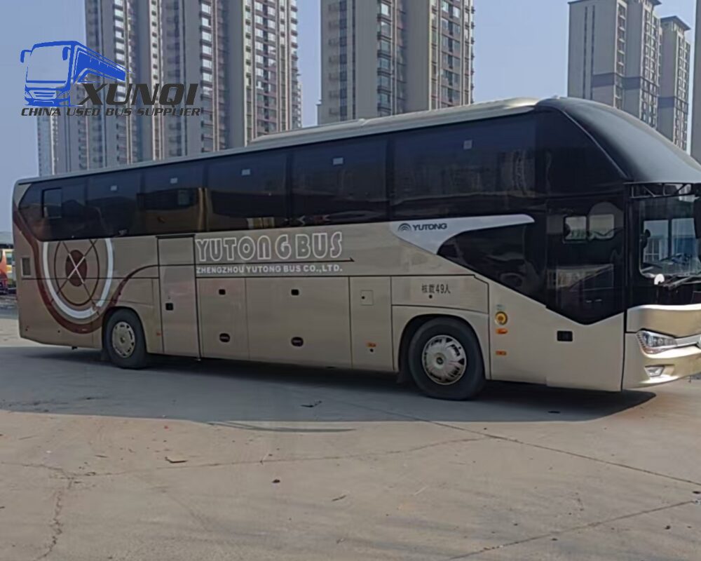 used yutong bus zk6128 49 seats 2018 year bus weichai engine