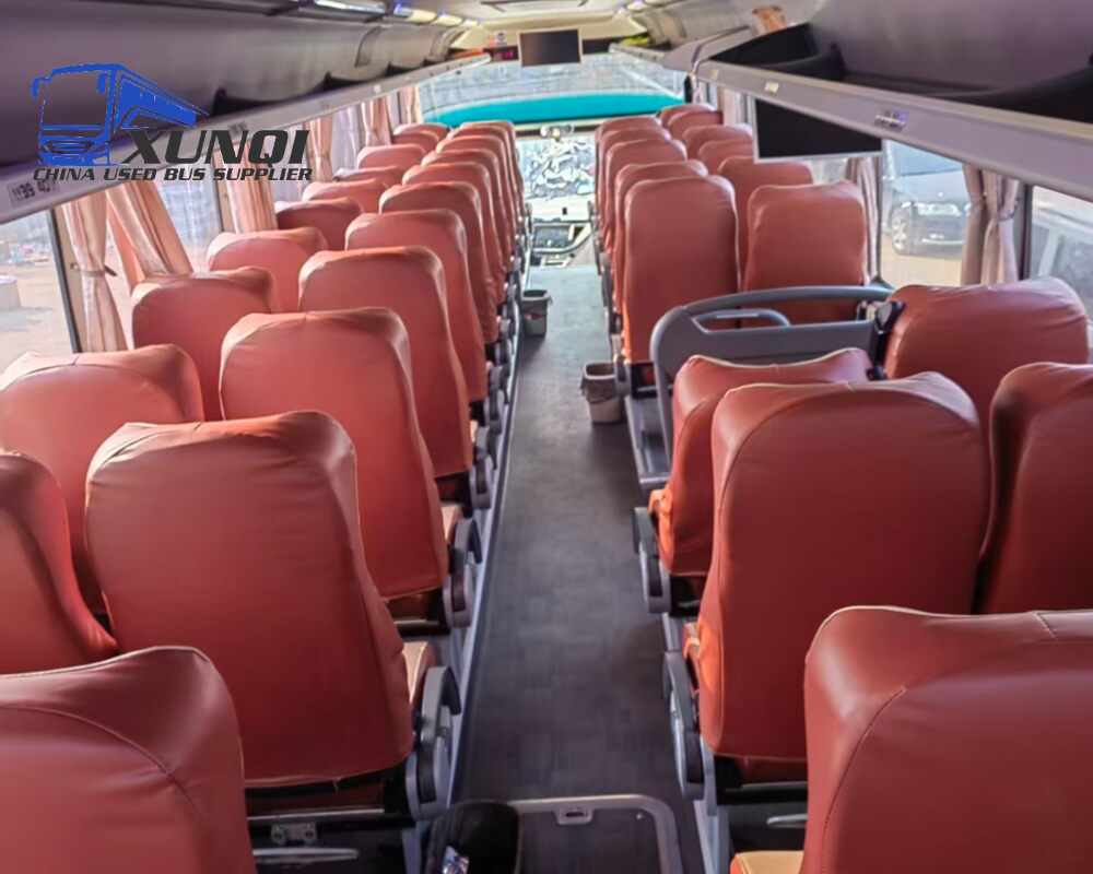 used yutong bus zk6128 49 seats 2018 year bus weichai engine