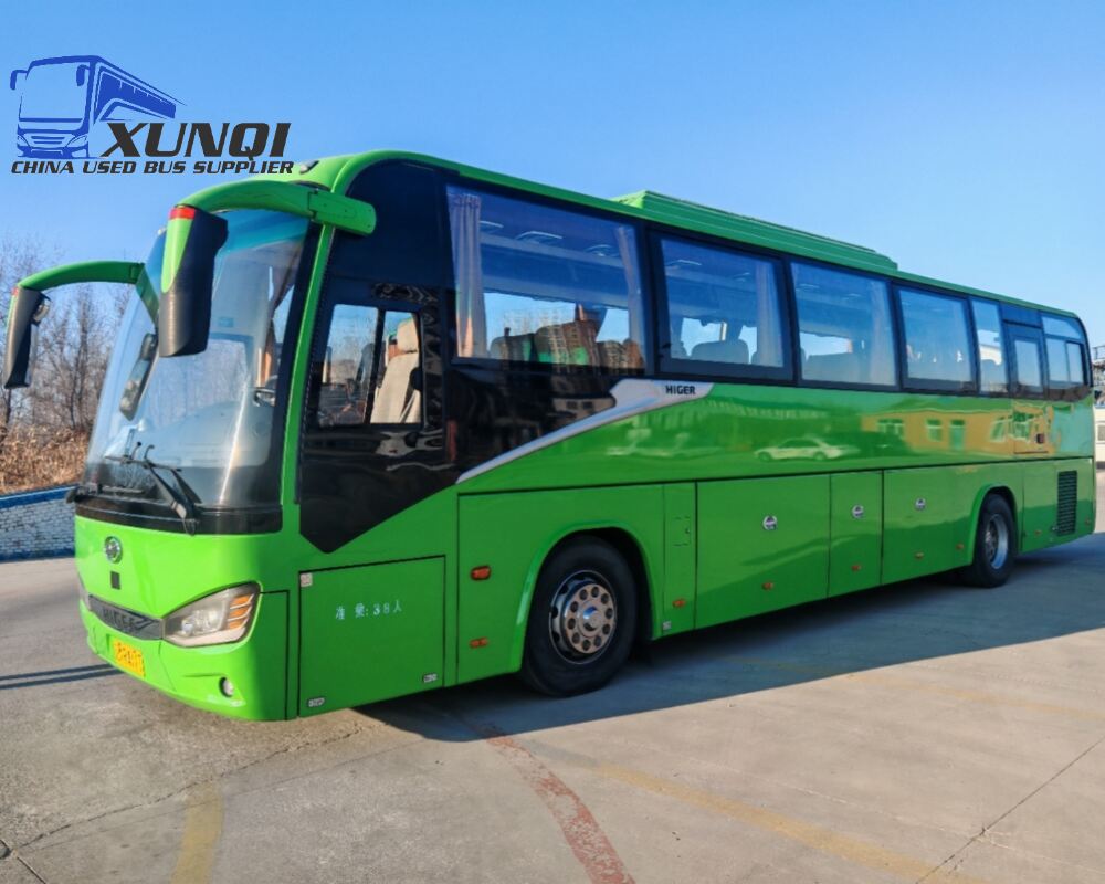 Used HIGER bus KLQ6121 38 Seats VIP 2+1 seats 12 meters long 2019 Year WP10.336 engine