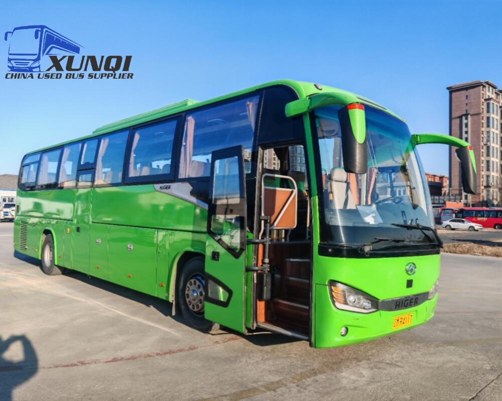 Used HIGER bus KLQ6121 38 Seats VIP 2+1 seats 12 meters long 2019 Year WP10.336 engine