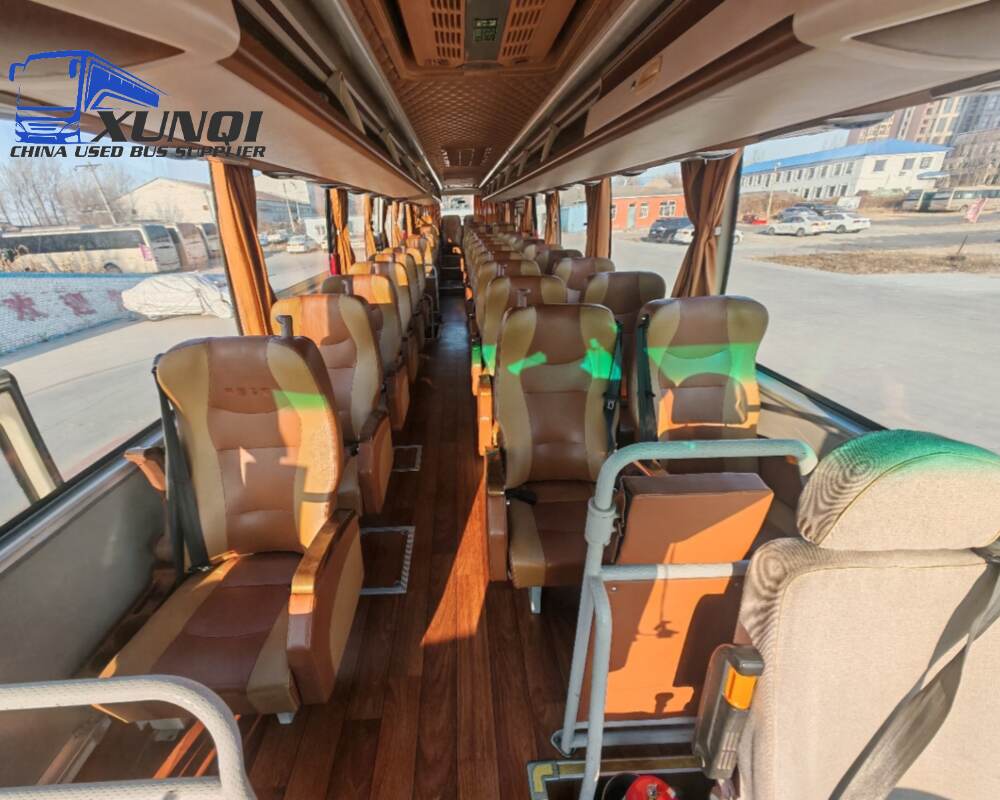 Used HIGER bus KLQ6121 38 Seats VIP 2+1 seats 12 meters long 2019 Year WP10.336 engine