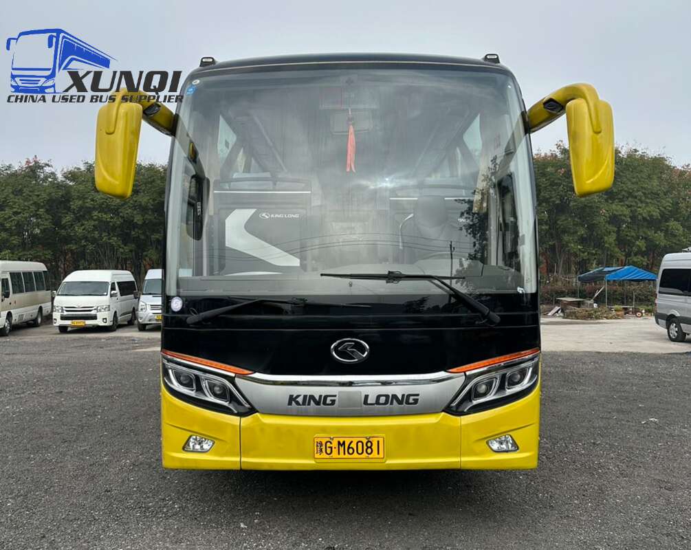 Used Kinglong bus XMQ6127 50 Seats 12 meters long bus 2019 Year weichai 6-cylinder engine