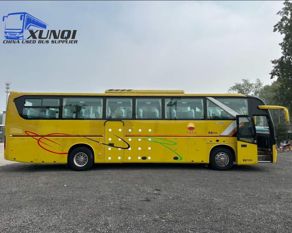 Used Kinglong bus XMQ6127 50 Seats 12 meters long bus 2019 Year weichai 6-cylinder engine
