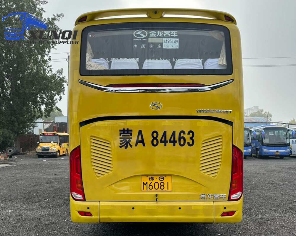 Used Kinglong bus XMQ6127 50 Seats 12 meters long bus 2019 Year weichai 6-cylinder engine