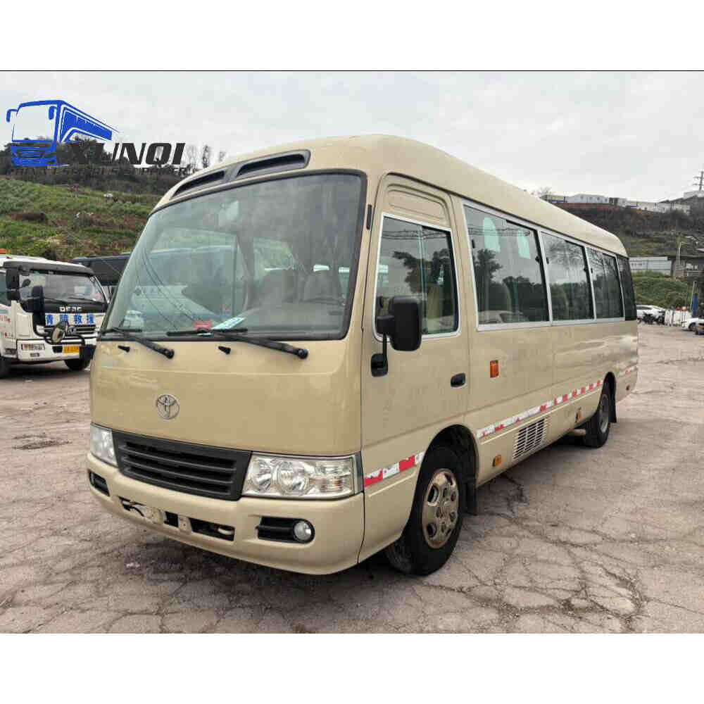 used  Toyota coaster bus Hino engine Four cylinder diesel engine 29 seats 2019 year (3)