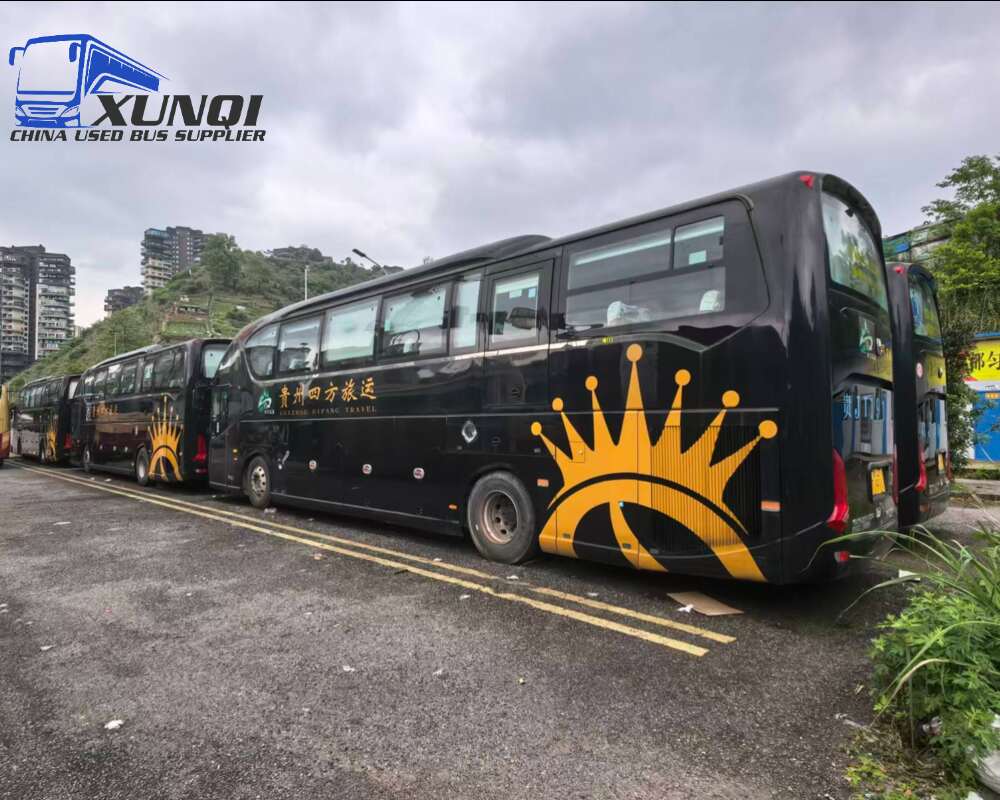 Used Aisastar diesel bus 49 Seats 12 meters long 2019 Year weichai 375hp engine