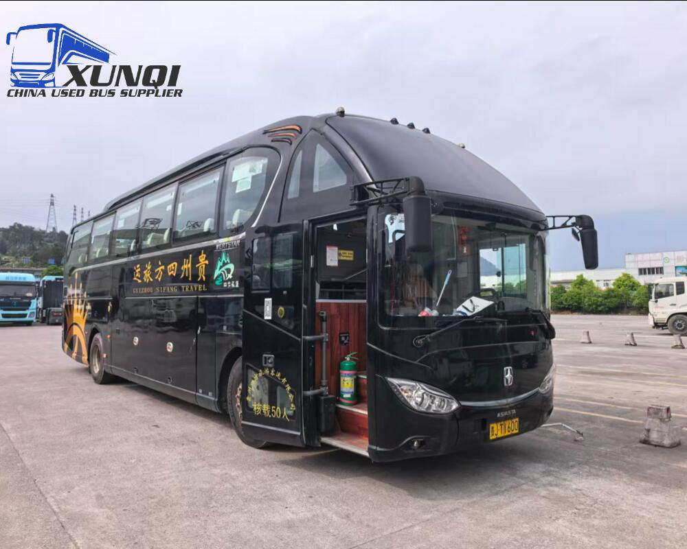 Used Aisastar diesel bus 49 Seats 12 meters long 2019 Year weichai 375hp engine