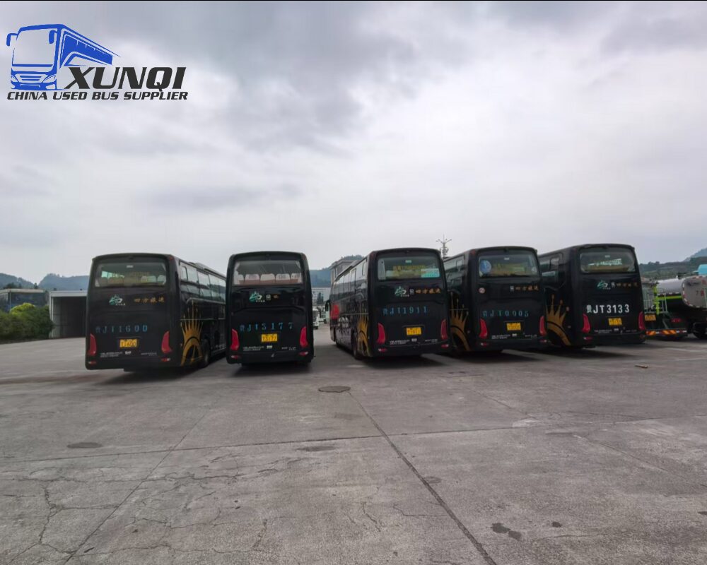 Used Aisastar diesel bus 49 Seats 12 meters long 2019 Year weichai 375hp engine
