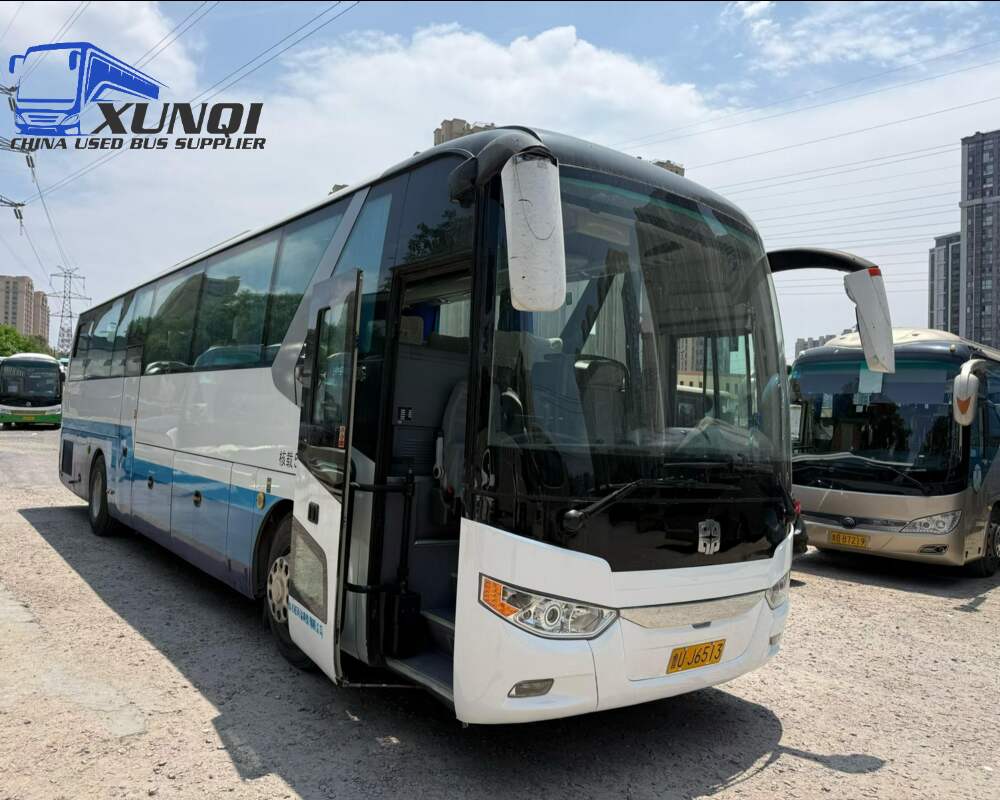 Used Zhongtong bus LCK6125 55 Seats 2017 Year 12 meters long China bus weichai 6-cylinder diesel engine
