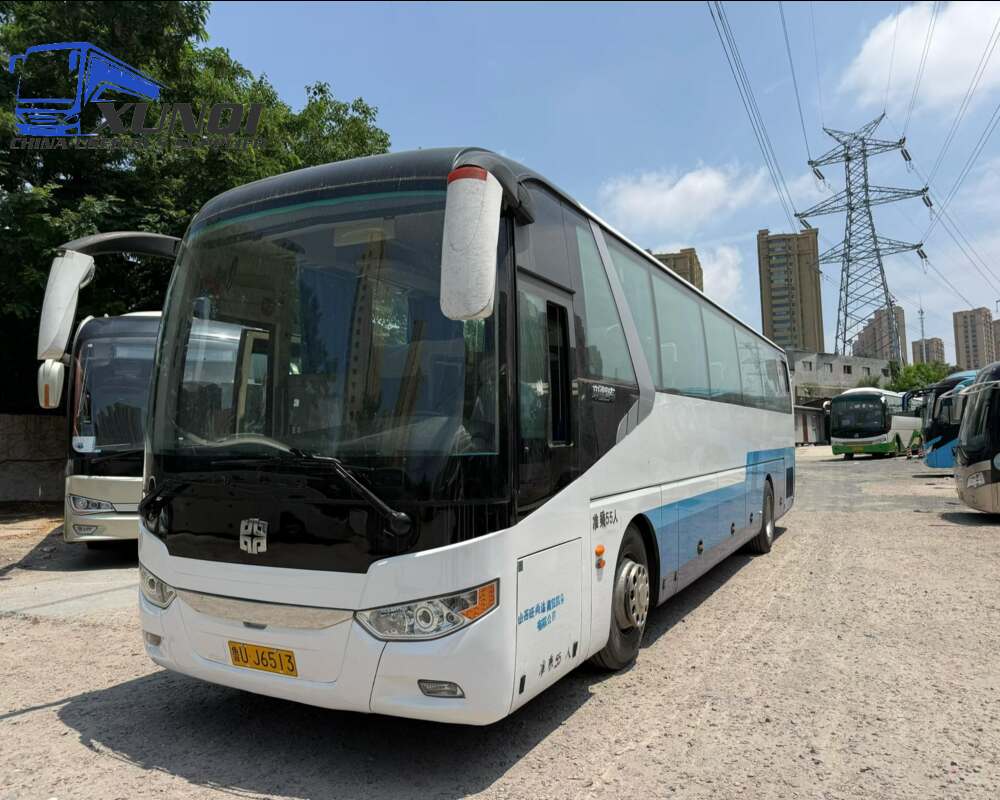 Used Zhongtong bus LCK6125 55 Seats 2017 Year 12 meters long China bus weichai 6-cylinder diesel engine