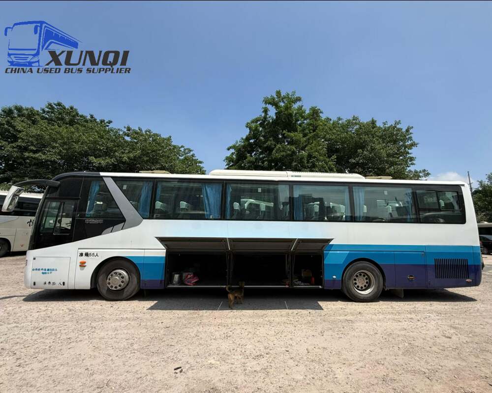 Used Zhongtong bus LCK6125 55 Seats 2017 Year 12 meters long China bus weichai 6-cylinder diesel engine