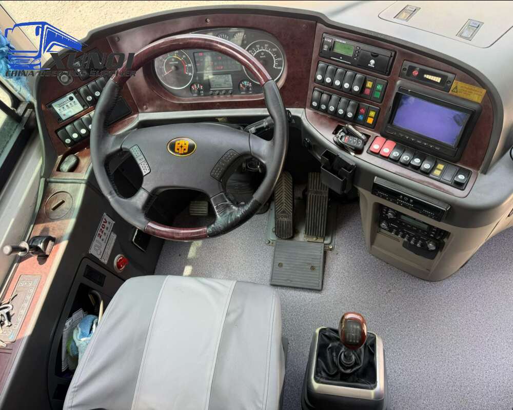 Used Zhongtong bus LCK6125 55 Seats 2017 Year 12 meters long China bus weichai 6-cylinder diesel engine
