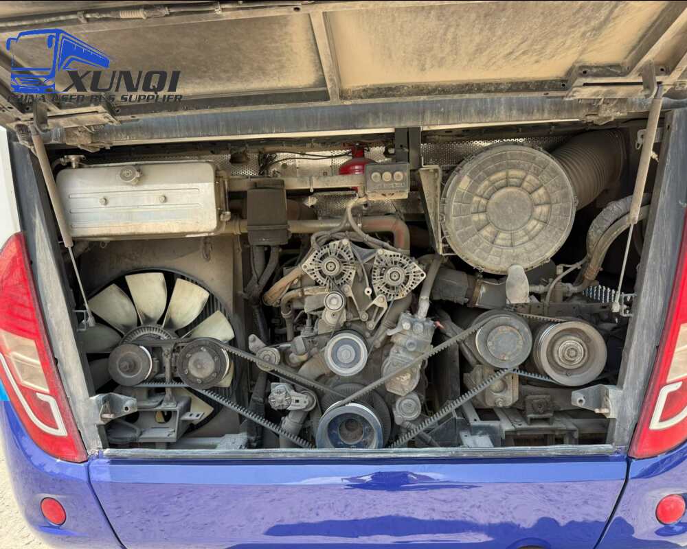 Used Zhongtong bus LCK6125 55 Seats 2017 Year 12 meters long China bus weichai 6-cylinder diesel engine
