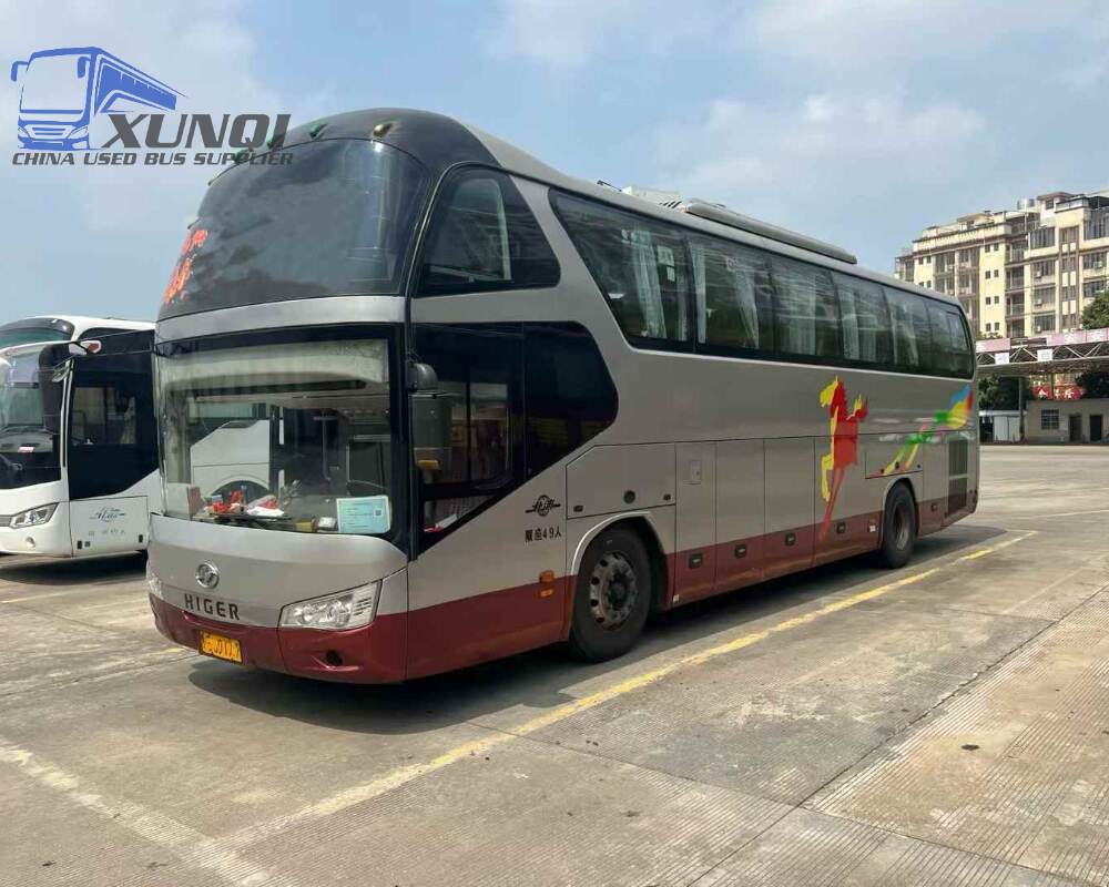 Used Haige bus KLQ6112 49 Seats 2017 Year 11 meters long China bus weichai 6-cylinder diesel engine