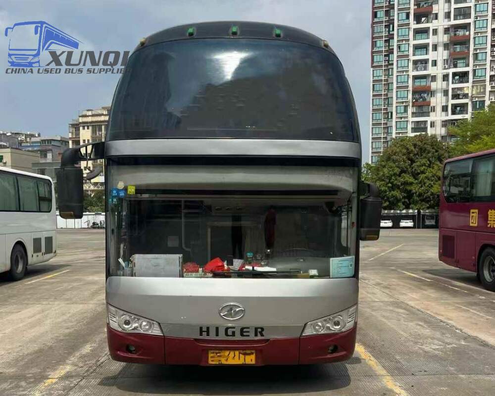 Used Haige bus KLQ6112 49 Seats 2017 Year 11 meters long China bus weichai 6-cylinder diesel engine