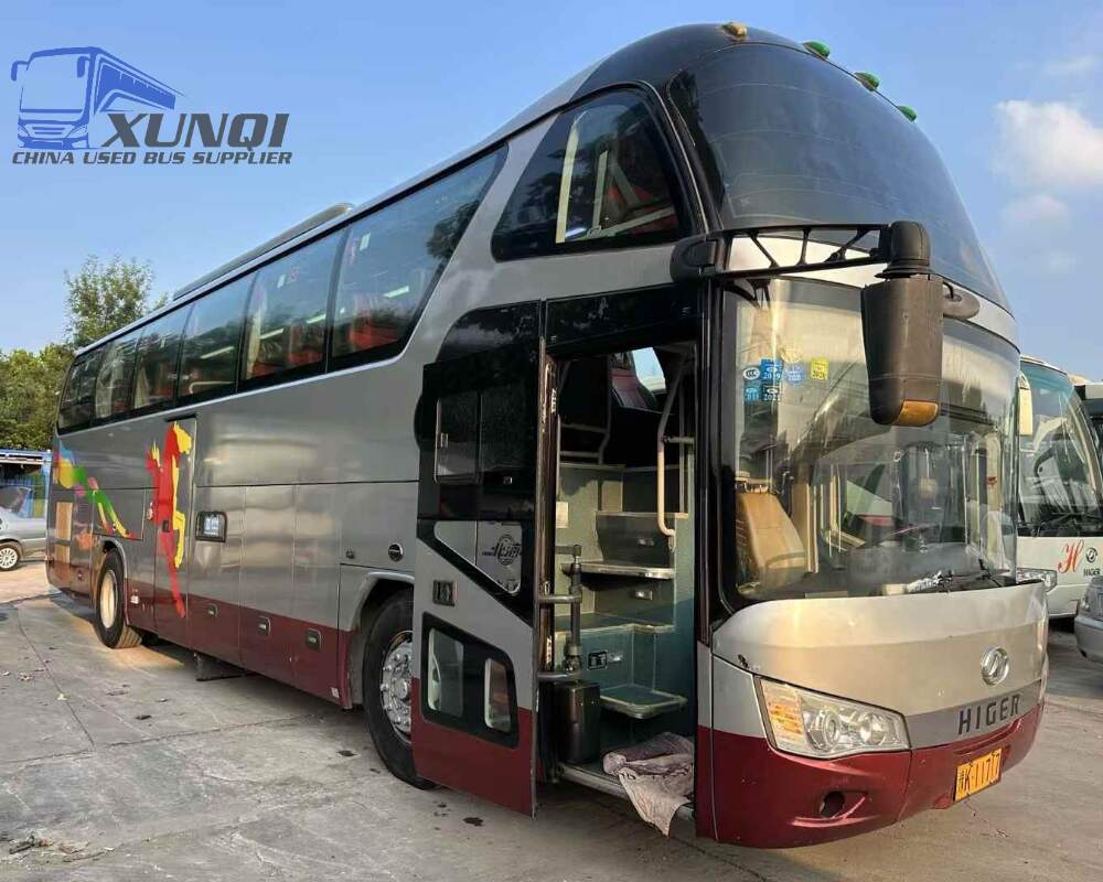 Used Haige bus KLQ6112 49 Seats 2017 Year 11 meters long China bus weichai 6-cylinder diesel engine