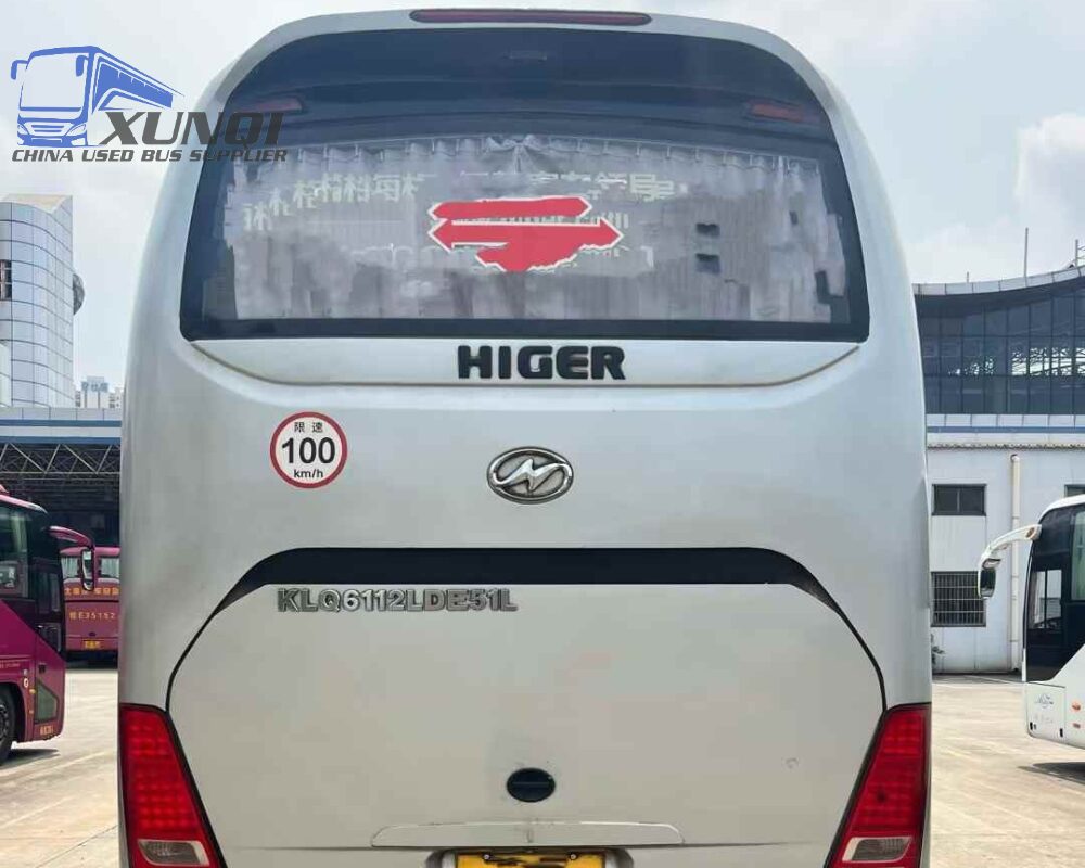 Used Haige bus KLQ6112 49 Seats 2017 Year 11 meters long China bus weichai 6-cylinder diesel engine