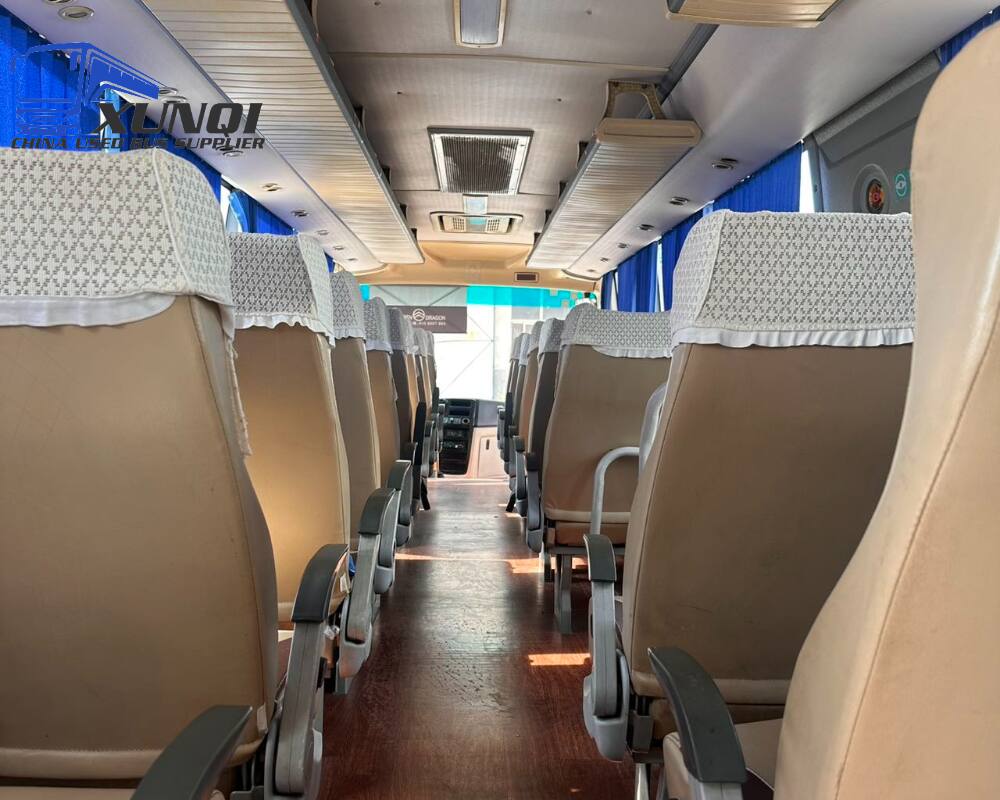 Used Golden Dragon bus XML6112 50 Seats 2018 Year 11 Seters long China bus weichai 6-cylinder diesel engine
