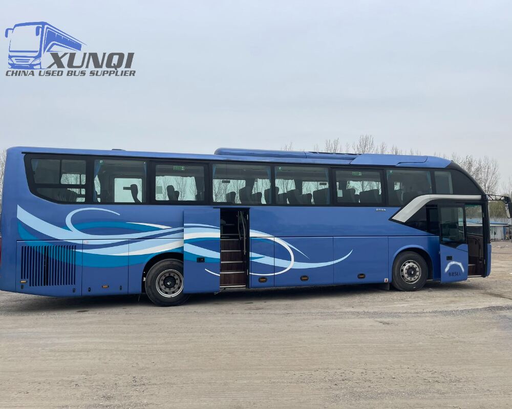 Used Golden Dragon bus XML6122 54 Seats 2022 Year 12 meters long China bus yuchai 6-cylinder diesel engine