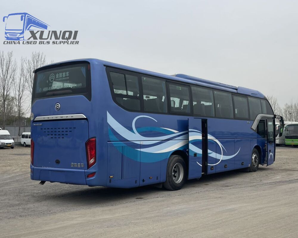 Used Golden Dragon bus XML6122 54 Seats 2022 Year 12 meters long China bus yuchai 6-cylinder diesel engine