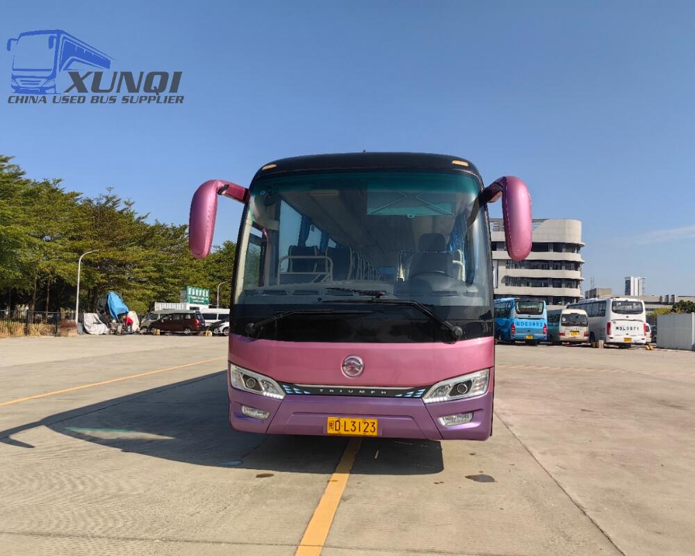 Used Golden Dragon bus XML6122 56 Seats 2023 Year 12 meters long China bus yuchai 6-cylinder diesel engine