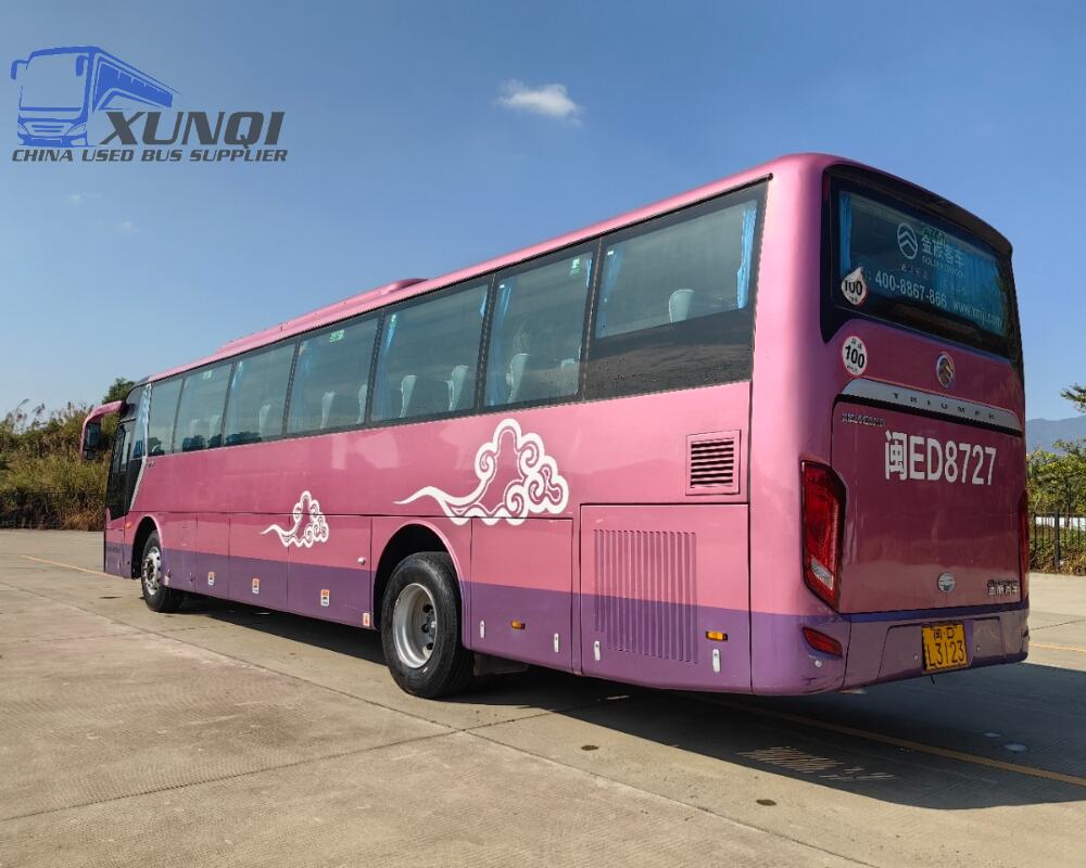 Used Golden Dragon bus XML6122 56 Seats 2023 Year 12 meters long China bus yuchai 6-cylinder diesel engine