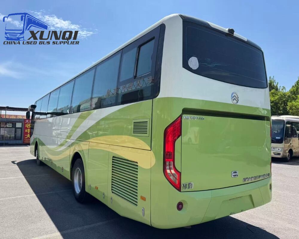 Used Golden Dragon bus XML6127 53 Seats 2013 Year 12 Seters long China bus yuchai 6-cylinder diesel engine