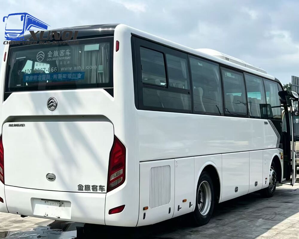 Used Golden Dragon bus XML6857 36 Seats 2019 Year 8 Seters long China bus yuichai 6-cylinder diesel engine