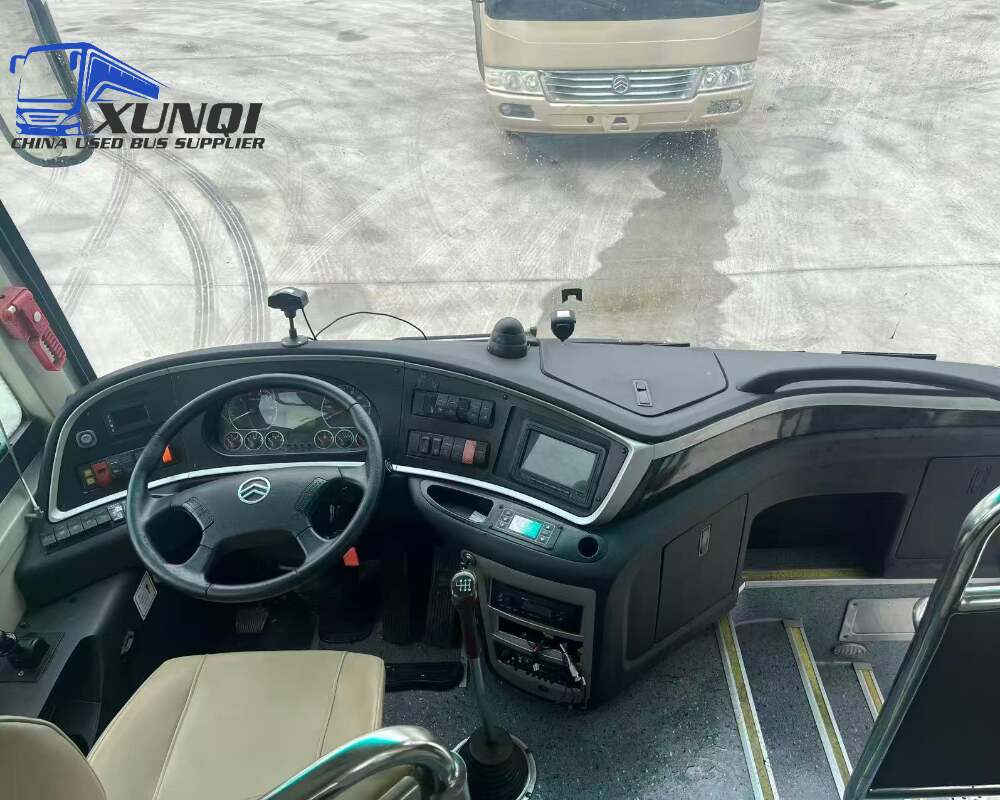 Used Golden Dragon bus XML6857 36 Seats 2019 Year 8 Seters long China bus yuichai 6-cylinder diesel engine