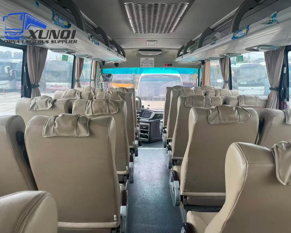 Used Golden Dragon bus XML6857 36 Seats 2019 Year 8 Seters long China bus yuichai 6-cylinder diesel engine
