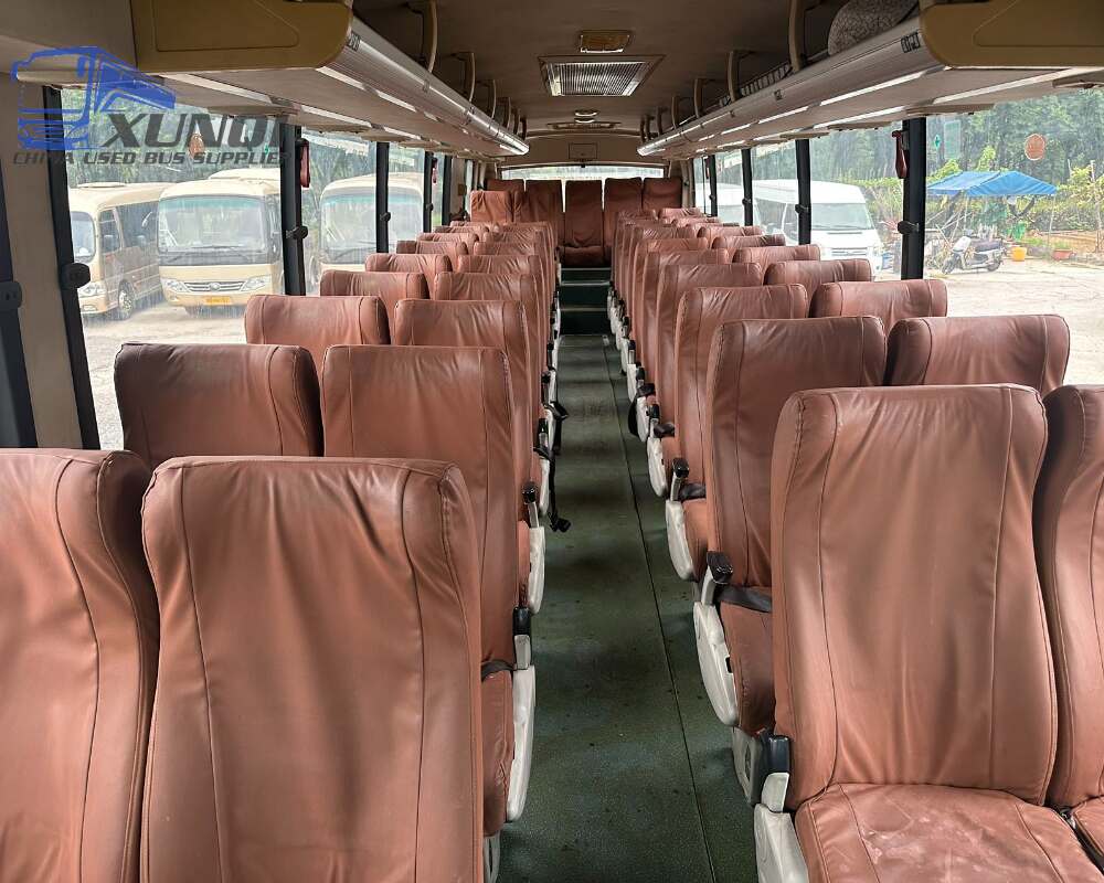 Used Haige bus KLQ6115 49 Seats 2014 Year 11 Seters long China bus yuchai 6-cylinder diesel engine