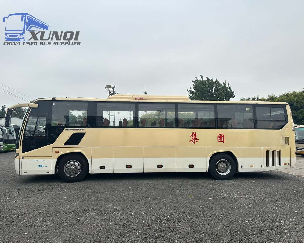 Used Haige bus KLQ6115 49 Seats 2014 Year 11 Seters long China bus yuchai 6-cylinder diesel engine