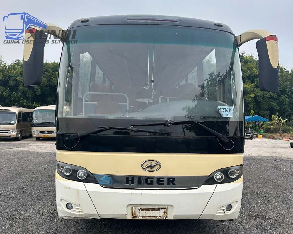 Used Haige bus KLQ6115 49 Seats 2014 Year 11 Seters long China bus yuchai 6-cylinder diesel engine