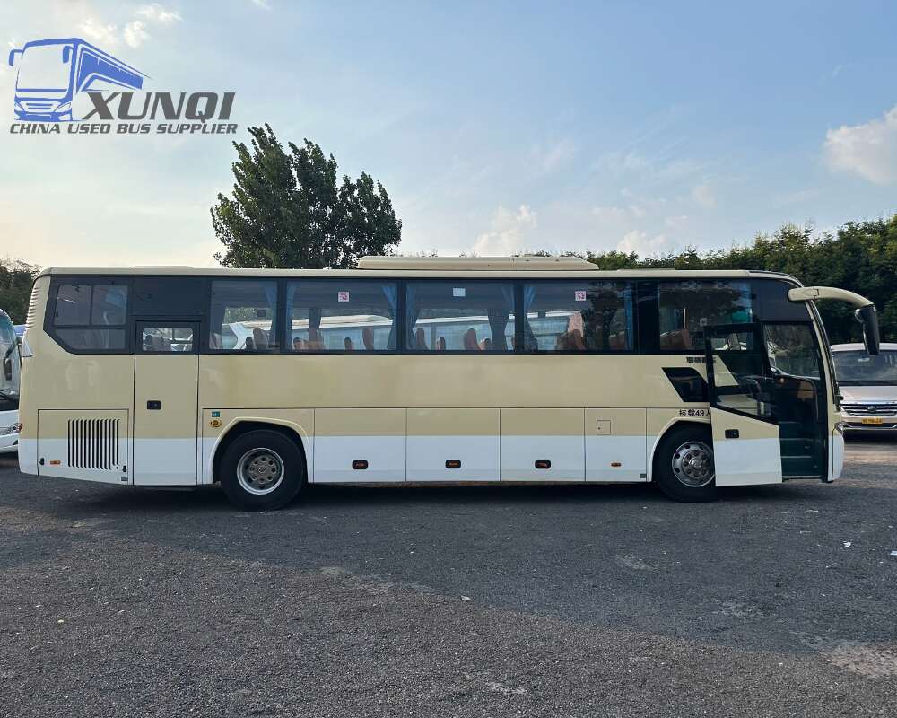Used Haige bus KLQ6115 49 Seats 2017 Year 11 meters long China bus yuchai 6-cylinder diesel engine