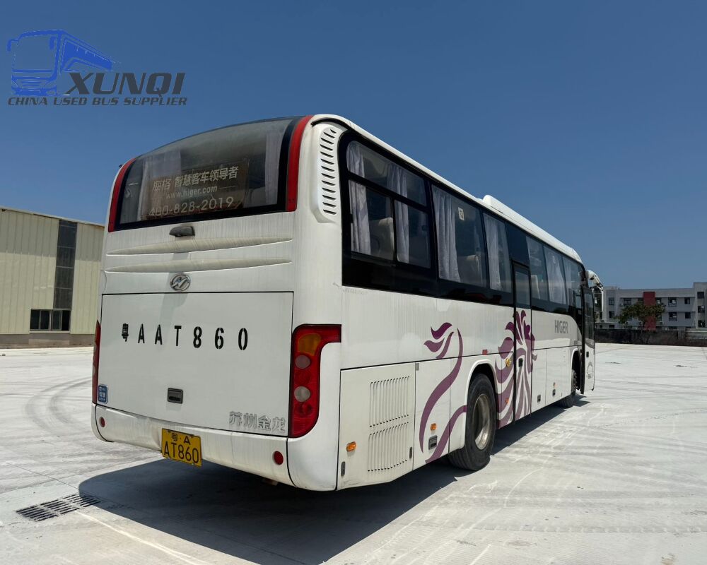 Used Haige bus KLQ6119 47 Seats 2017 Year 11 meters long China bus yuchai 6-cylinder diesel engine