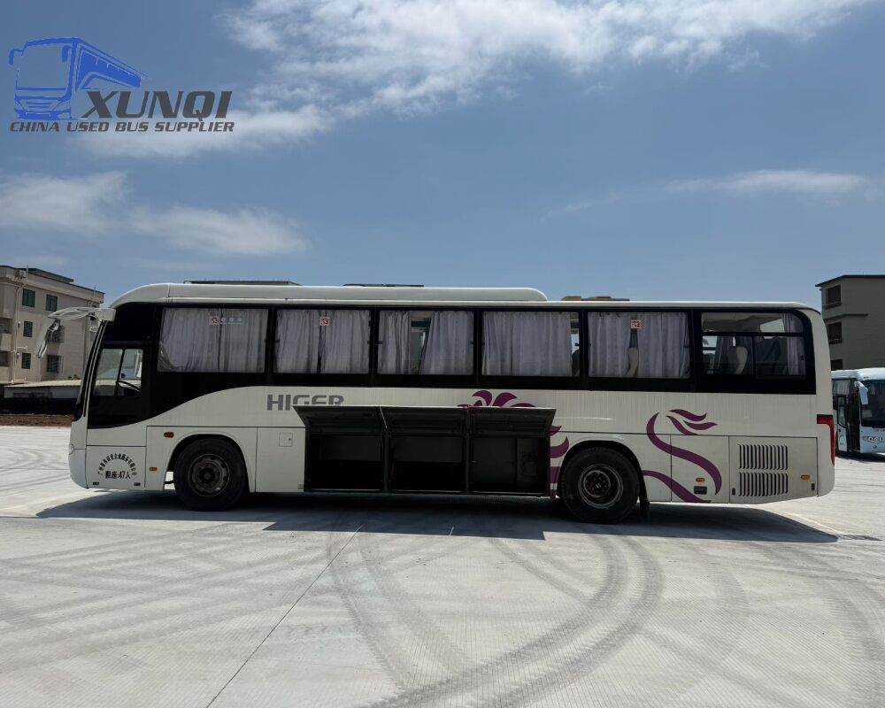 Used Haige bus KLQ6119 47 Seats 2017 Year 11 meters long China bus yuchai 6-cylinder diesel engine
