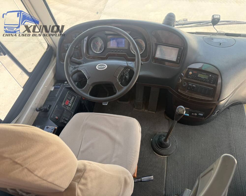 Used Haige bus KLQ6119 47 Seats 2017 Year 11 meters long China bus yuchai 6-cylinder diesel engine