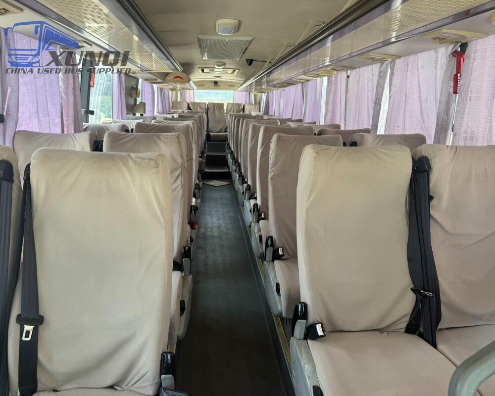 Used Haige bus KLQ6119 47 Seats 2017 Year 11 meters long China bus yuchai 6-cylinder diesel engine