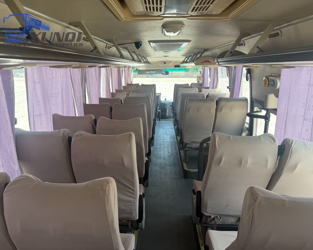 Used Haige bus KLQ6119 47 Seats 2017 Year 11 meters long China bus yuchai 6-cylinder diesel engine